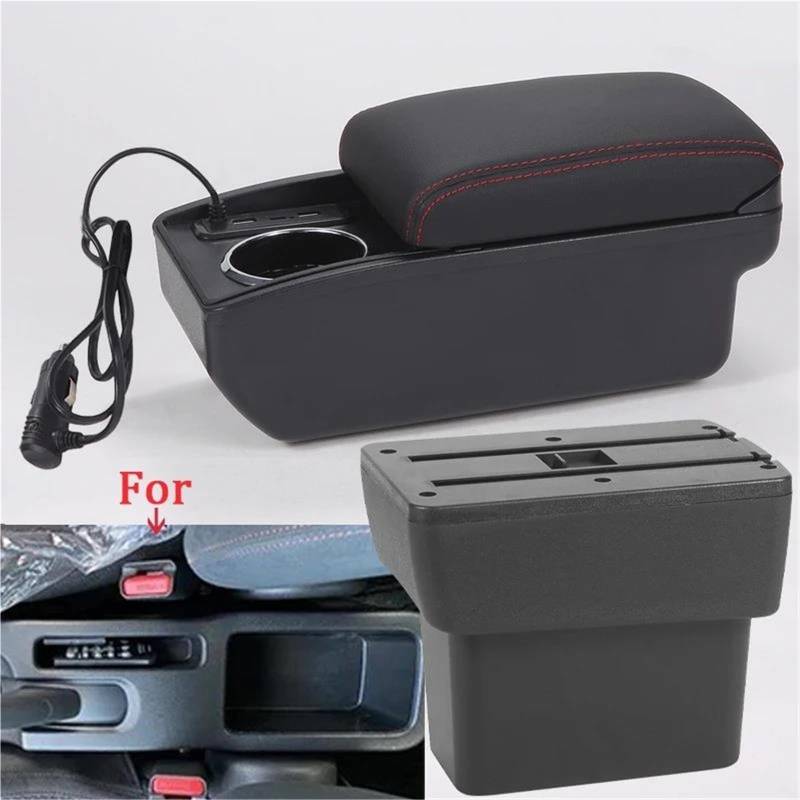 Armster Armlehnenbox Für Nissan Für Note 2016–2022 Zentrale Aufbewahrungsbox Spezielles Innenausstattungs-Nachrüst Armlehnen Mittelarmlehne(Style A1) von EKEGUY