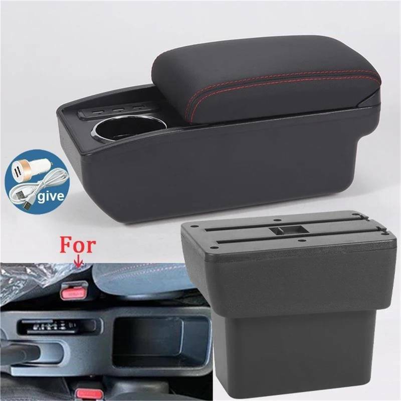 Armster Armlehnenbox Für Nissan Für Note 2016–2022 Zentrale Aufbewahrungsbox Spezielles Innenausstattungs-Nachrüst Armlehnen Mittelarmlehne(Style B1) von EKEGUY