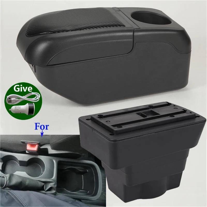 Armster Armlehnenbox Für Opel Für Astra J 2012-2022 Autoarmlehne Autoaufbewahrungsbox Armverstrebung Innenzubehör Armlehnen Mittelarmlehne(Schwarz) von EKEGUY
