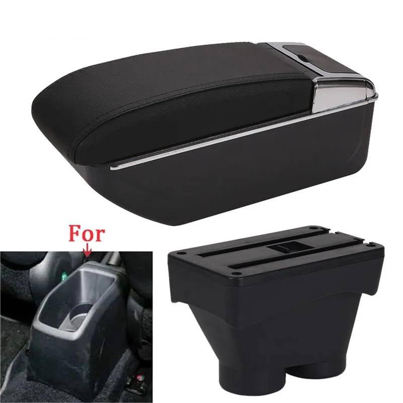 Armster Armlehnenbox Für Peugeot Für 208 2012-2018 Aufbewahrungsbox Autohalter Aschenbecher Innenzubehör Teile USB Armlehnen Mittelarmlehne(Style D2) von EKEGUY