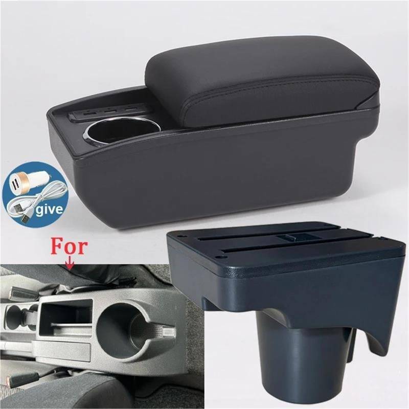 Armster Armlehnenbox Für VW Für Scirocco Für Sagitar Für Golf 6 Für Golf 5 Für Jetta 5 Autoarmlehne Autoaufbewahrungsbox Armlehnen Mittelarmlehne(Style B2) von EKEGUY