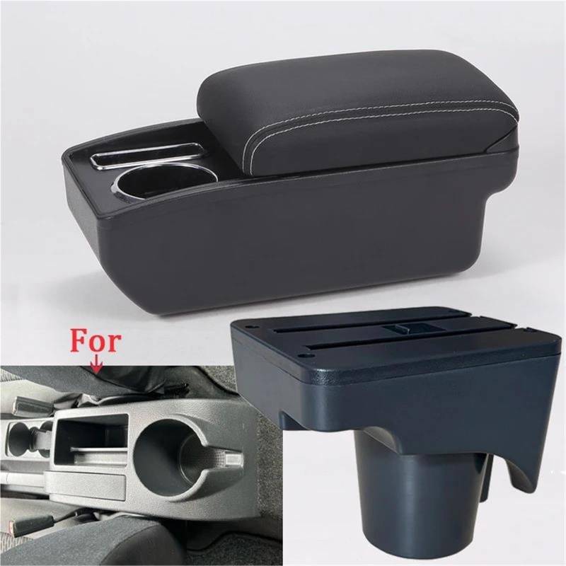 Armster Armlehnenbox Für VW Für Scirocco Für Sagitar Für Golf 6 Für Golf 5 Für Jetta 5 Autoarmlehne Autoaufbewahrungsbox Armlehnen Mittelarmlehne(Style C3) von EKEGUY