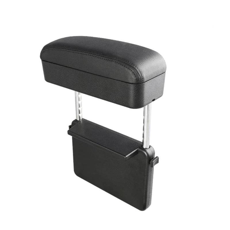 Armster Armlehnenstütze Ellenbogenauflage Armlehnenverlängerung Konsolen-Aufbewahrungsorganisator Verstellbare Armlehnenbox Armlehnen Mittelarmlehne(Schwarz 1St) von EKEGUY