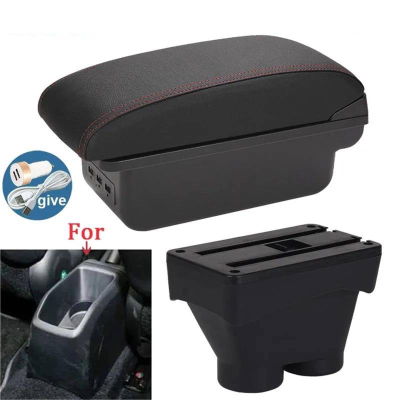 Armster Für Peugeot Für 208 2012-2018 Armlehnenbox Aufbewahrungsbox Autozubehör Teile Innenraum Autohalter Aschenbecher Armlehnen Mittelarmlehne(Style B1) von EKEGUY