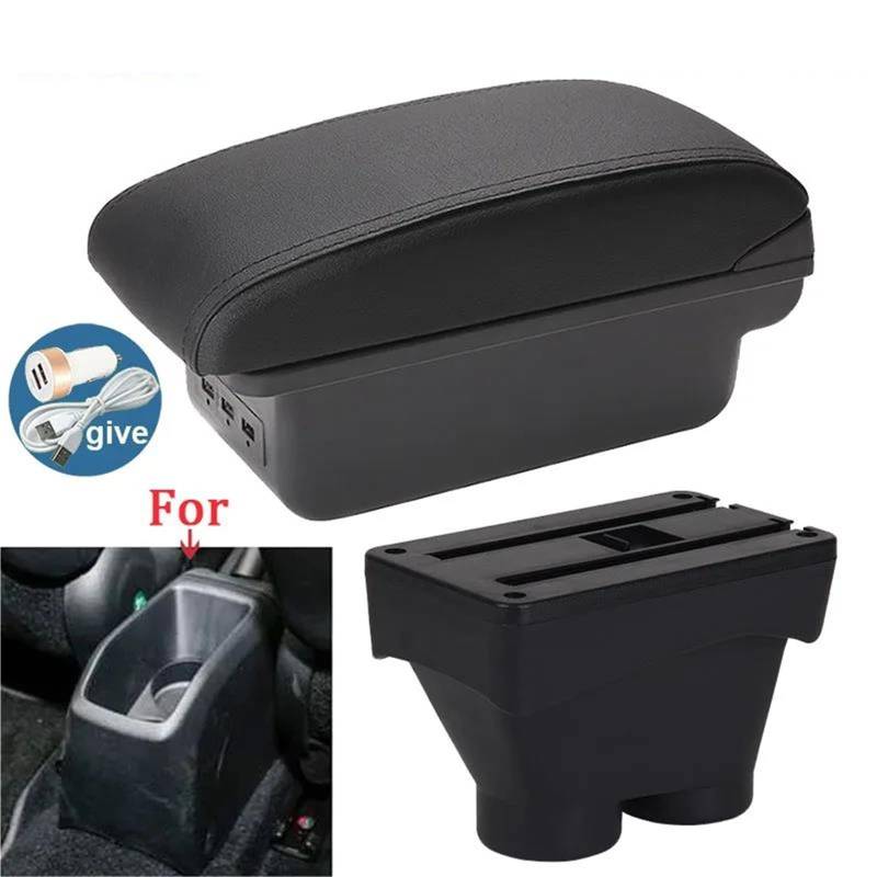 Armster Für Peugeot Für 208 2012-2018 Armlehnenbox Aufbewahrungsbox Autozubehör Teile Innenraum Autohalter Aschenbecher Armlehnen Mittelarmlehne(Style B2) von EKEGUY