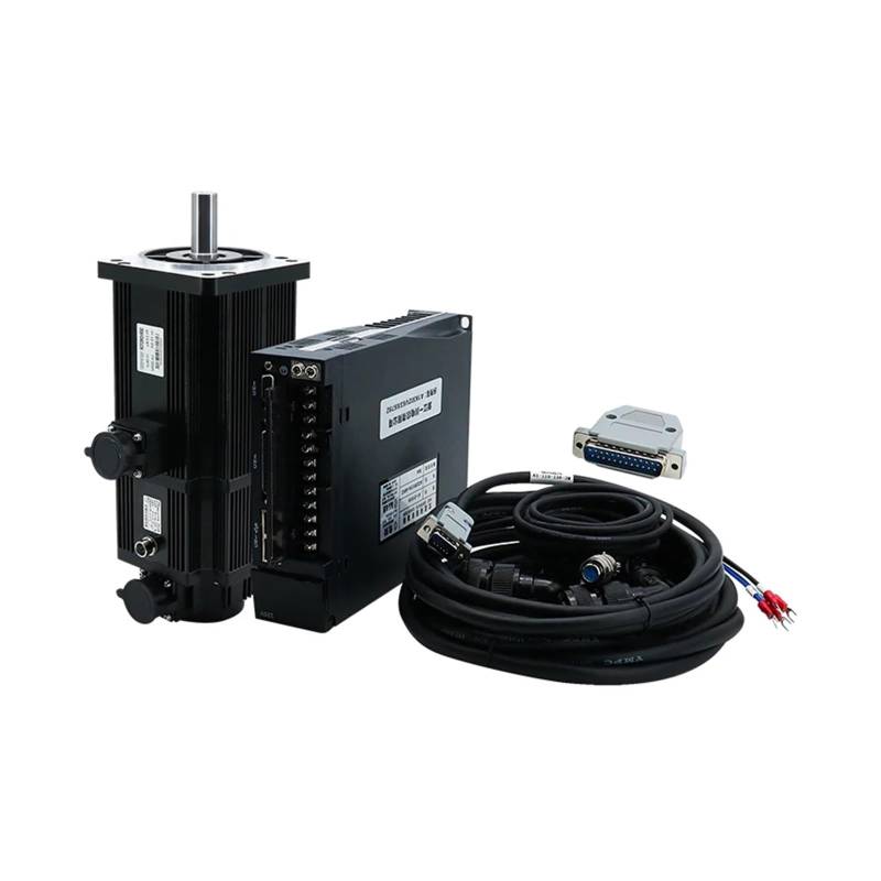 AC Servo electronic starter 2.6KW 130ST-M10025 10N.m 2500 RPM 2600W 220V 380V Single Phase Engine Matched AASD-30A Driver for CNC EKFBQBGW(Without Brake 380V) von EKFBQBGW