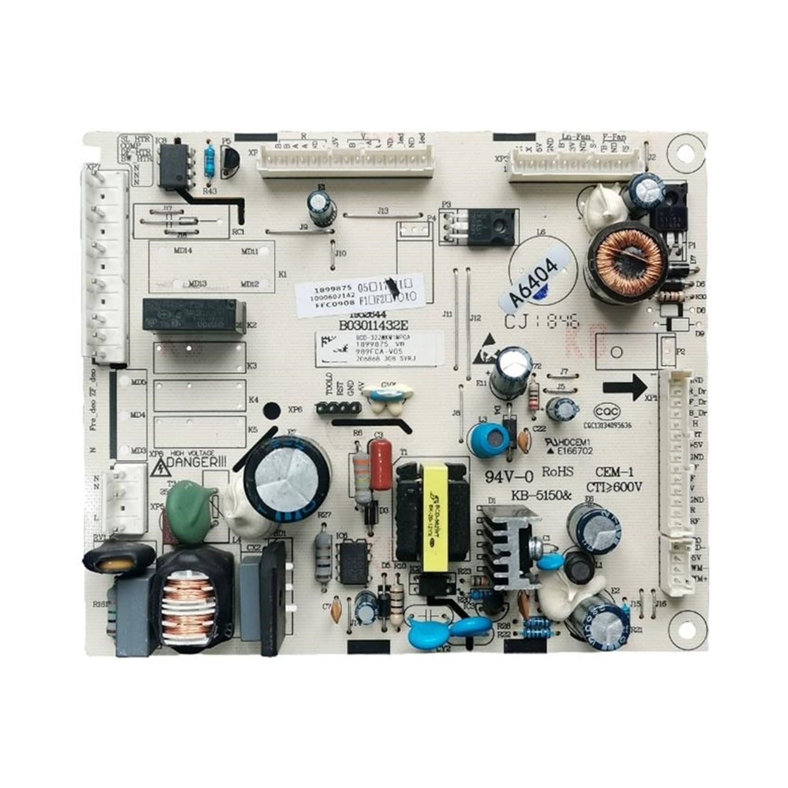 Kühlschrank BCD-322WKM1MPGA Power Board Mainboard Computer-Board Hauptsteuerplatine 1899875 von EKJSBWGN