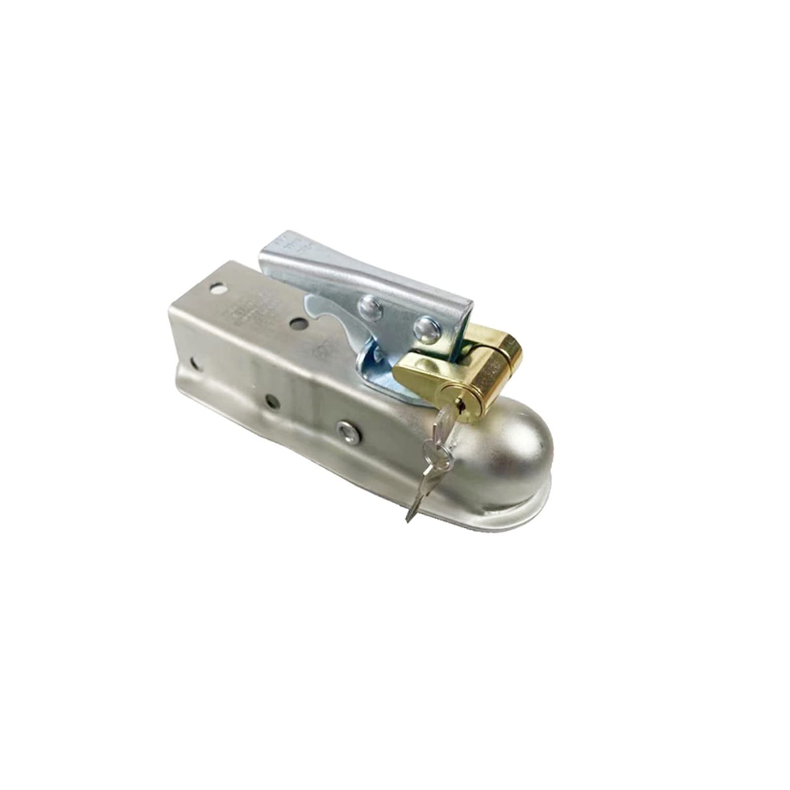 1-7/8 "x 2 '' Ball Anhängerkupplung Cap 2000 lbs. Hitch-Rückkupplung gerade Zunge Rv. Teile Camper Caravan Zubehör Anhängerkupplungshalterungen(with Lock) von EKOUQIN