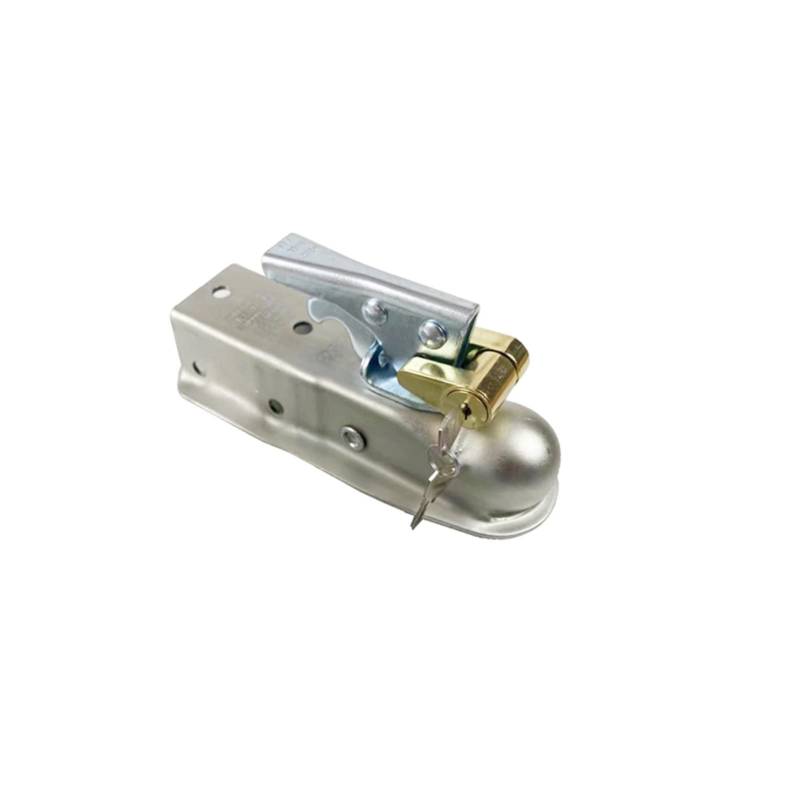 1-7/8 "x 2 '' Ball Anhängerkupplung Cap 2000 lbs. Hitch-Rückkupplung gerade Zunge Rv. Teile Camper Caravan Zubehör Anhängerkupplungshalterungen(with Lock) von EKOUQIN