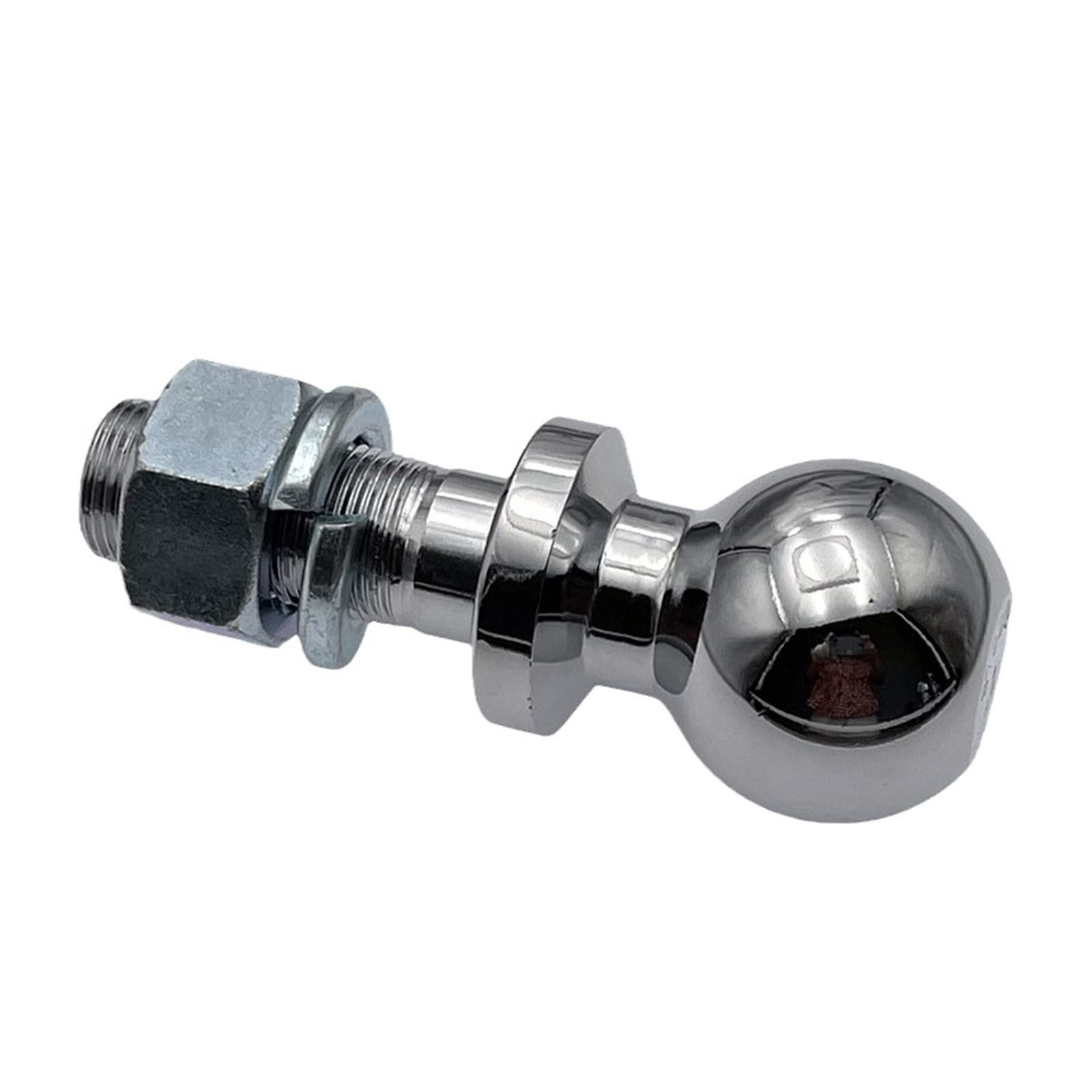 Chrom -Schleppball 50 mm 1 "Shank Dia. Anhängerkupplung Schleppkapazität 5000 Pfund RV Teile Car Camper Copping Caravan Accessoires Anhängerkupplungshalterungen(7500LBS) von EKOUQIN