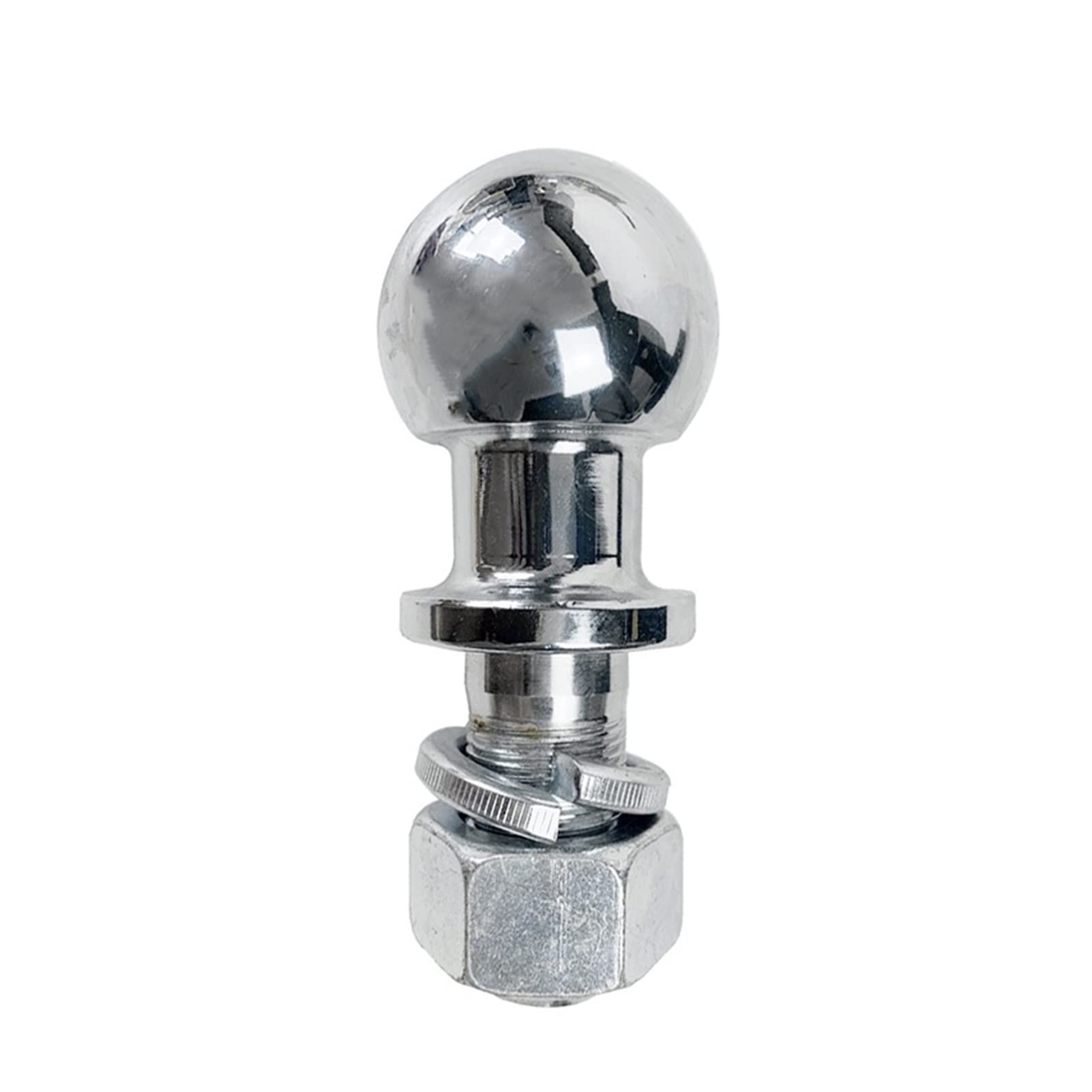 Chrom langer Hals 5 0mm 1 "(M25) Schaftdurchhänger Anhängerkupplung Kugelkupplung Everial for Fahrradträgerteile Camper-Zubehör Anhängerkupplungshalterungen von EKOUQIN
