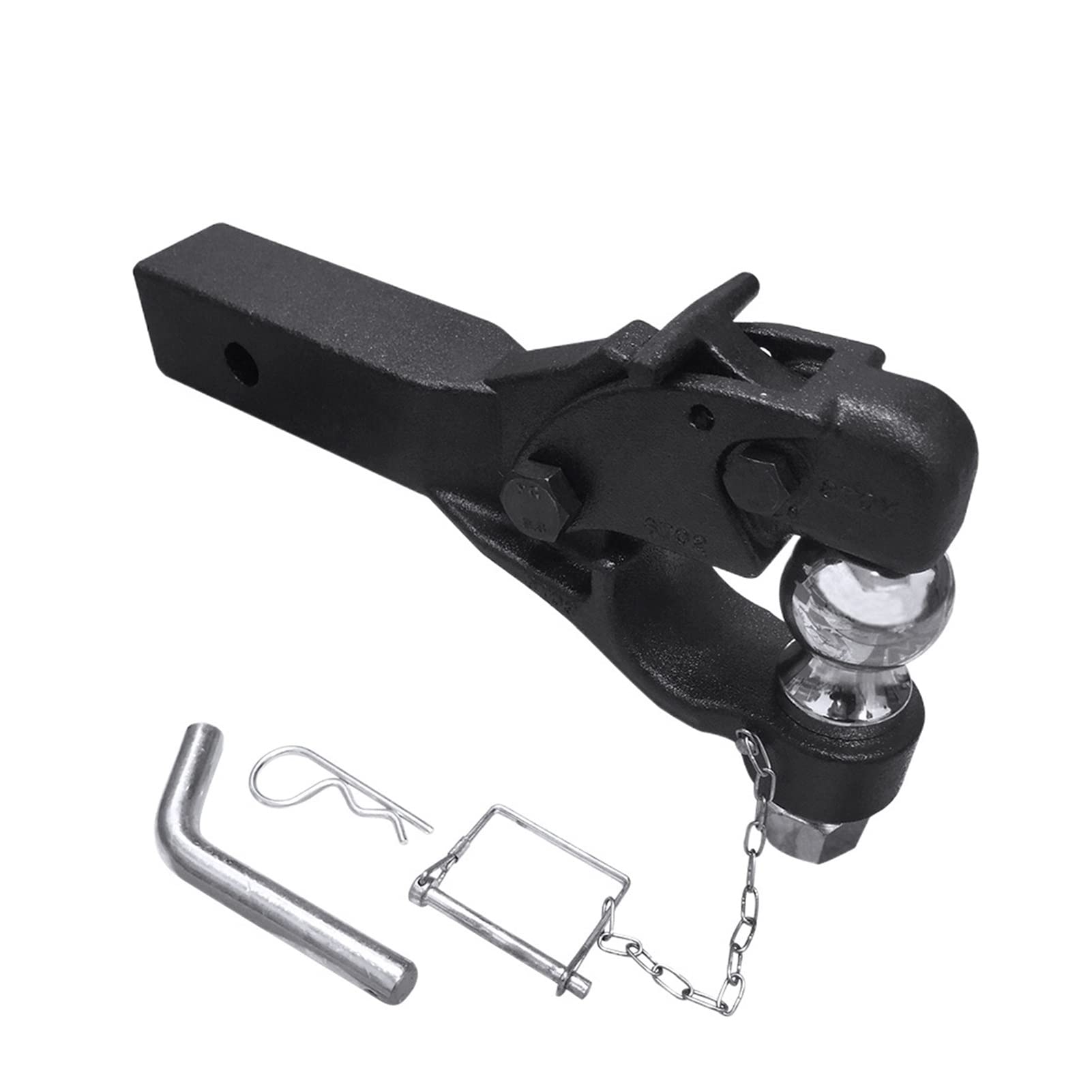 Schwerlast Kappe 8 Tonne 2 Zoll Ball Shart Shank 1-Loch Combo Pinse Haken Empfänger Arm Hitch Towing 4wd. LKW-Anhänger-Teile Anhängerkupplungshalterungen Schwerlast Kappe 8 Tonne 2 Zoll Ball Shart Shank 1-Loch Combo Pinse Haken Empfänger Arm Hitch Towing 4wd. LKW-Anhänger-Teile Anhängerkupplungshalterungen von EKOUQIN