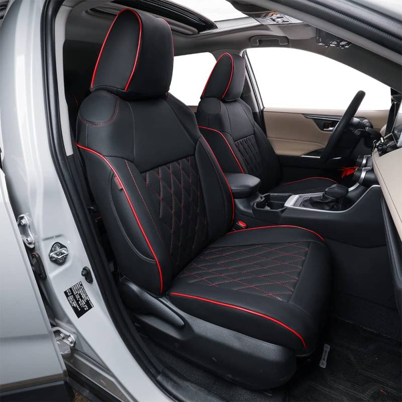 EKR Sitzbezüge für RAV4 2013-2020 2019 2020 RAV4 Hybrid XSE Weiß EKR0275 von EKR
