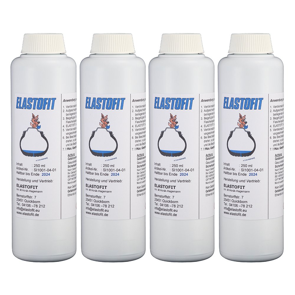 Elastofit SI1001-04-17 Reifendichtmittel 4 x 250 ml von ELASTOFIT