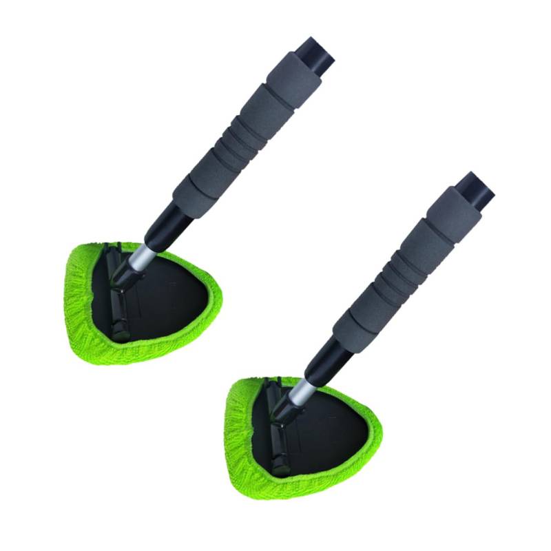 ELAYARD 2Stücke Windschutzscheibenreinigungsbürste Ergonomisches Auto Glasreiniger für Innen und Außenreinigung zum Entfernen von Nebel und Feuchtigkeit Sicher von ELAYARD