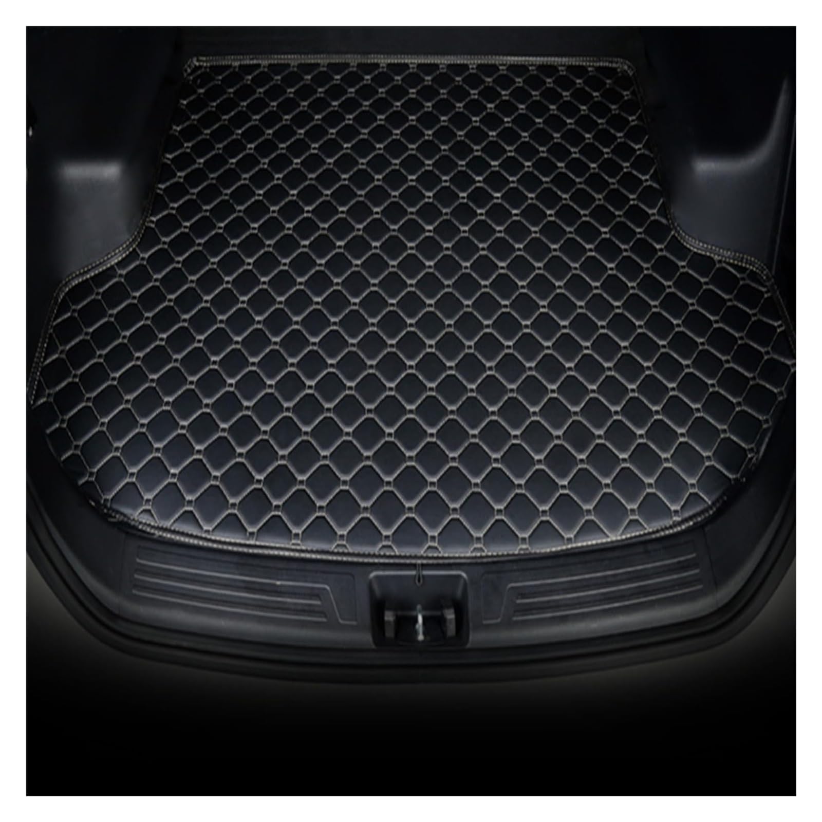 Für Hyundai Für Tucson 2004-2015, Leicht Zu Reinigende Schutzmatte, rutschfeste Autofußmatten Ohne Kofferraumschutz, D-Flachrand(D,FlatEdge) von ELCEAMMDLW