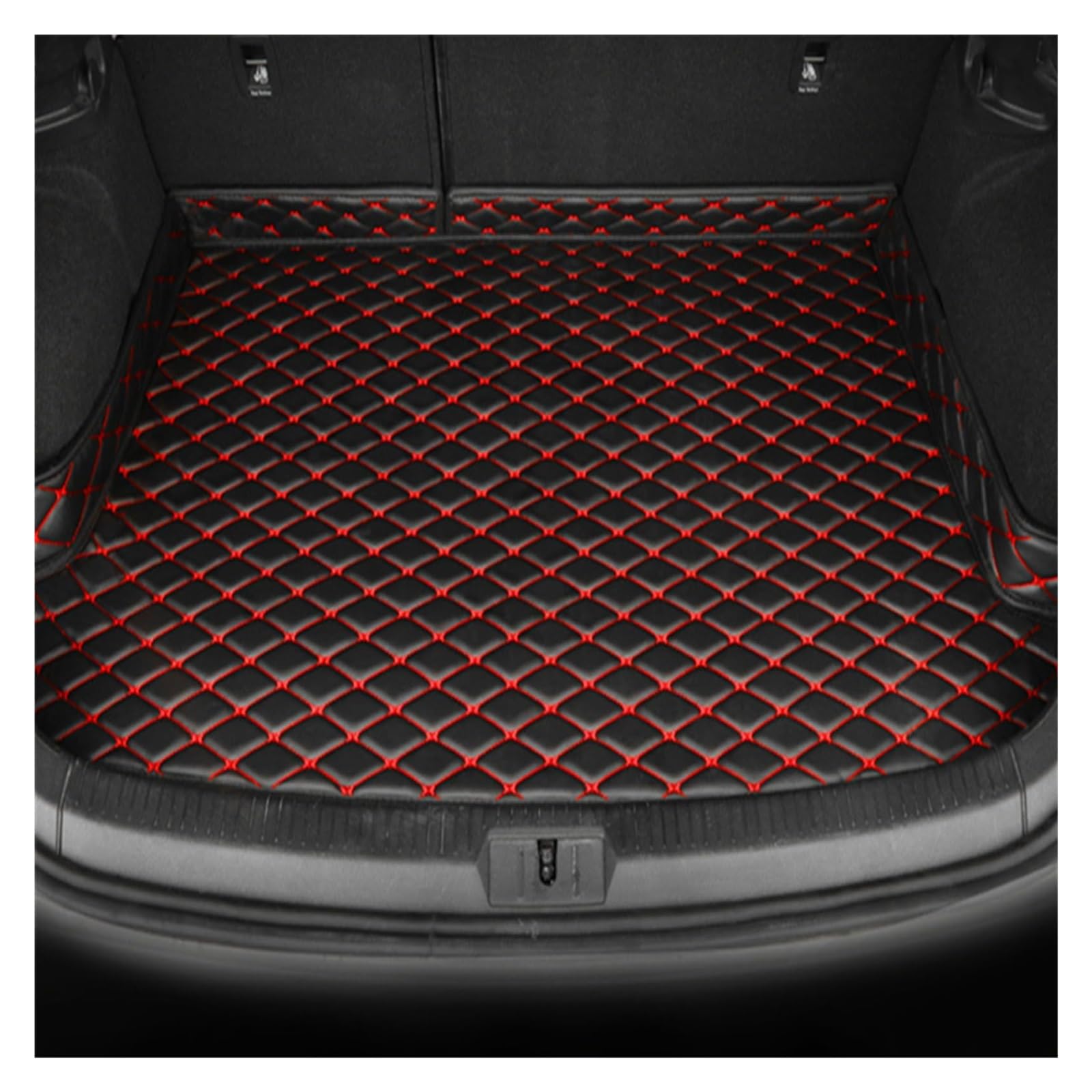 Für T&oyota Für Handlander 5seats 2009-2024 Schutzmatte rutschfeste Auto-Kofferraumabdeckung Gehäuse Auto-Matten Nicht-Kofferraumabdeckung Flache Kante(B,HighSide) von ELCEAMMDLW