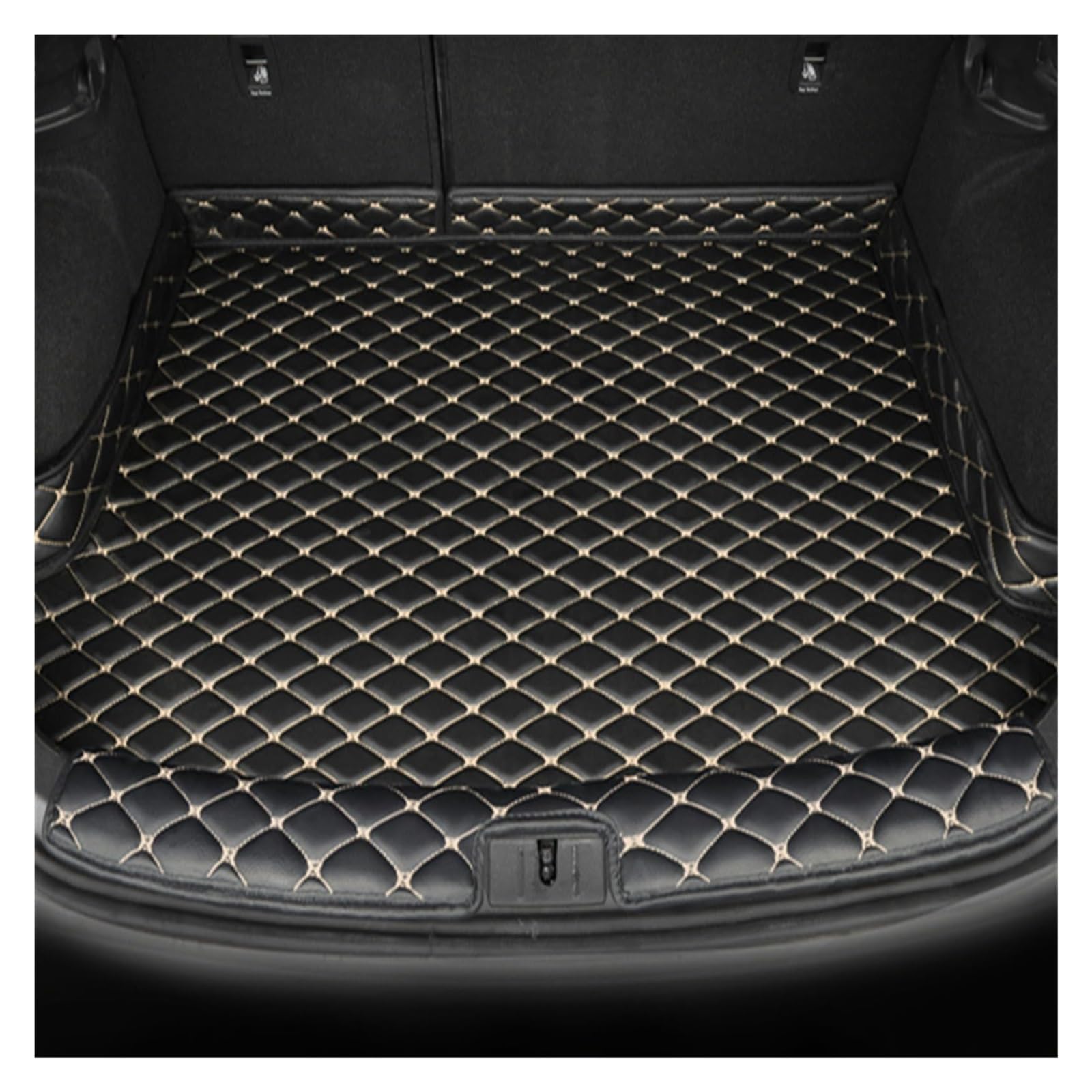 Für T&oyota Für Land Für Cruiser 8 Sitze 2010-2015 Saubere Schutzmatte Rutschfestes Gehäuse Auto-Matten Nicht-Kofferraumabdeckung Flache Kante(D,Threshold) von ELCEAMMDLW