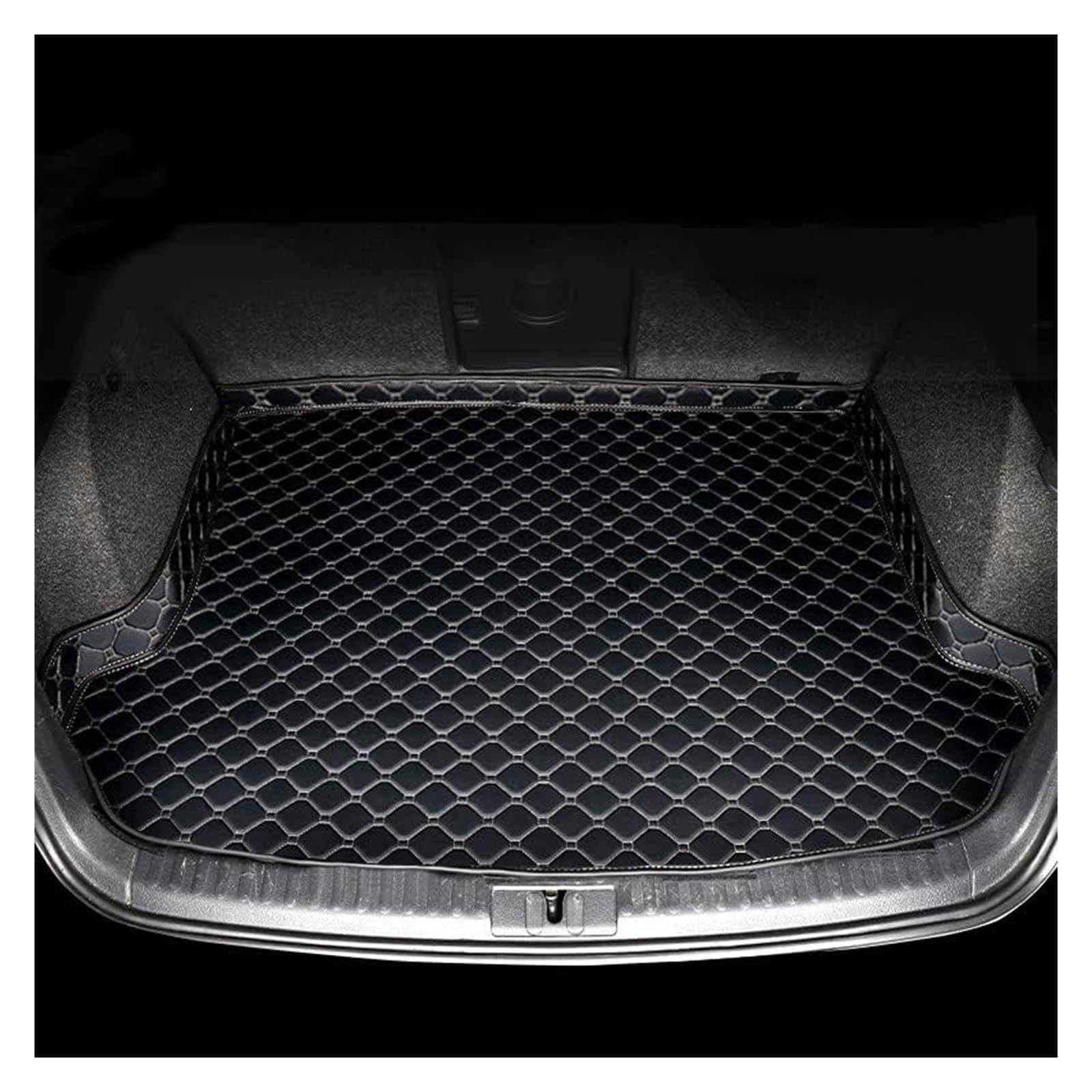 Für T&oyota Für Noah 80 Serie 2010-2014 8 Sitze Mit Armlehnenbox, Laderaumwanne, Kratzfeste Und rutschfeste Teppiche, Autoinnenausstattung(Black-Beige-Plus) von ELCEAMMDLW