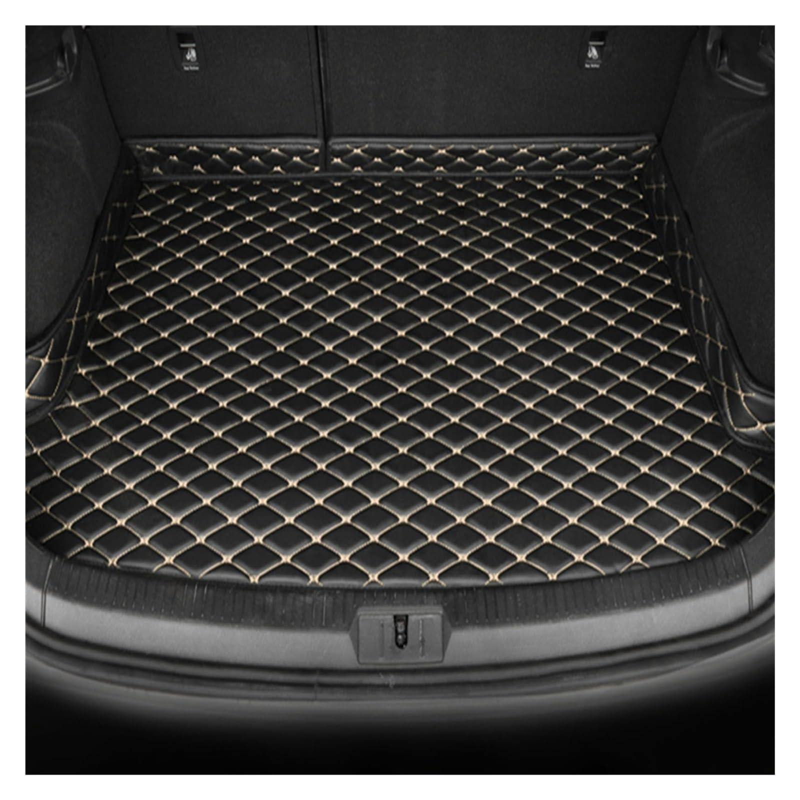 Für T&oyota Für Prado 5seats 2014-2016 Saubere Kofferraumschutzmatte rutschfeste Kofferraumabdeckung Auto-Matten Ohne Kofferraumabdeckung Flache Kante(D,HighSide) von ELCEAMMDLW