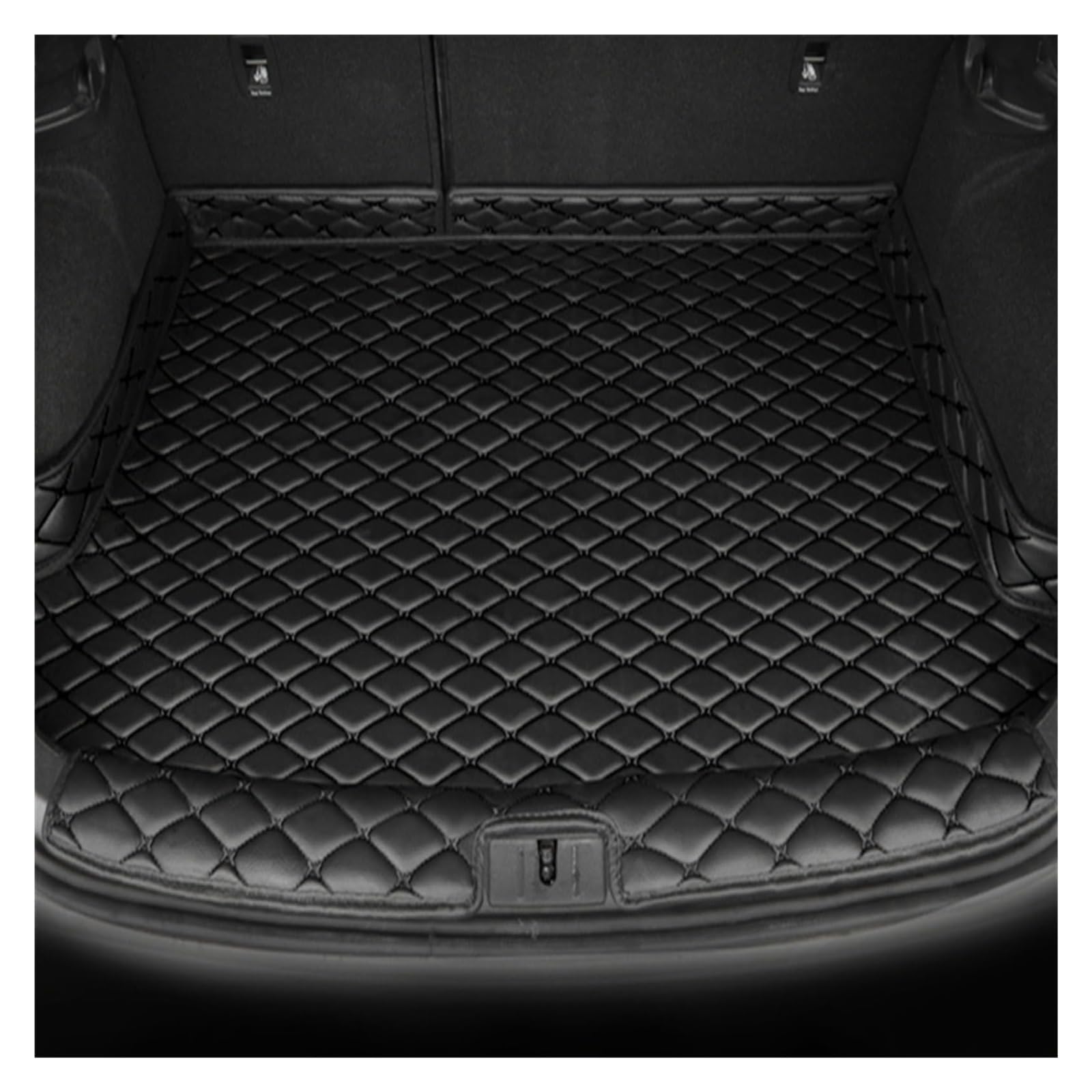 Für VW Für Touareg 2008-2024, Einfache Schutzmatte, rutschfeste Vollummantelung, Keine Kofferraumabdeckung, D-Flachkante(C,Threshold) von ELCEAMMDLW