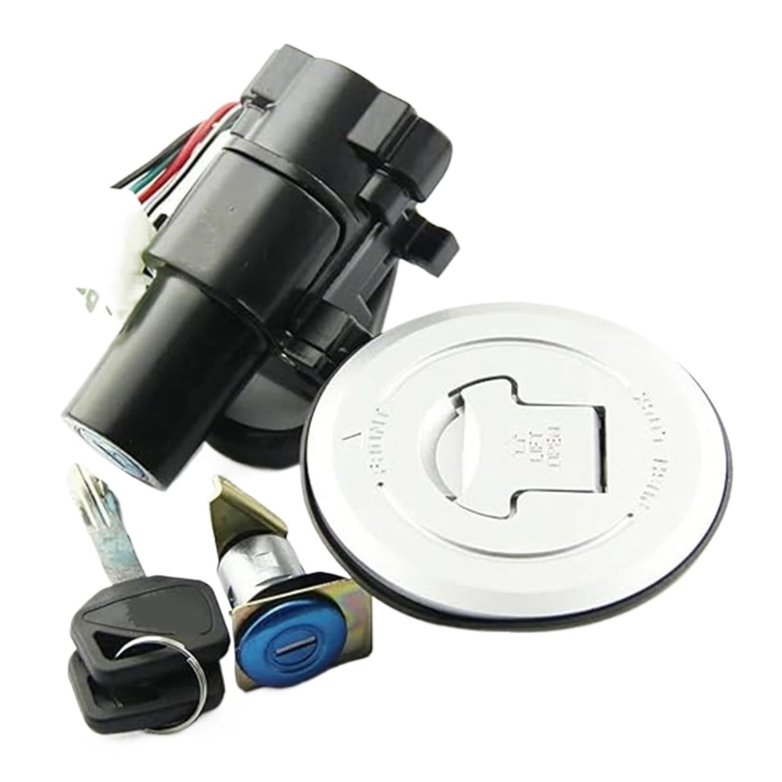 Tankdeckel Kraftstoff Zündschalter Für CB250 Für Hornet 250 Für FMX650 2005-2006 Motorrad Zündschloss Tankdeckel Sitzschloss Schlüsselsatz Zündschalter Tankdeckel Kraftstoff Zündschalter Für CB250 Für Hornet 250 Für FMX650 2005-2006 Motorrad Zündschloss Tankdeckel Sitzschloss Schlüsselsatz Zündschalter von ELCEAMMDLW