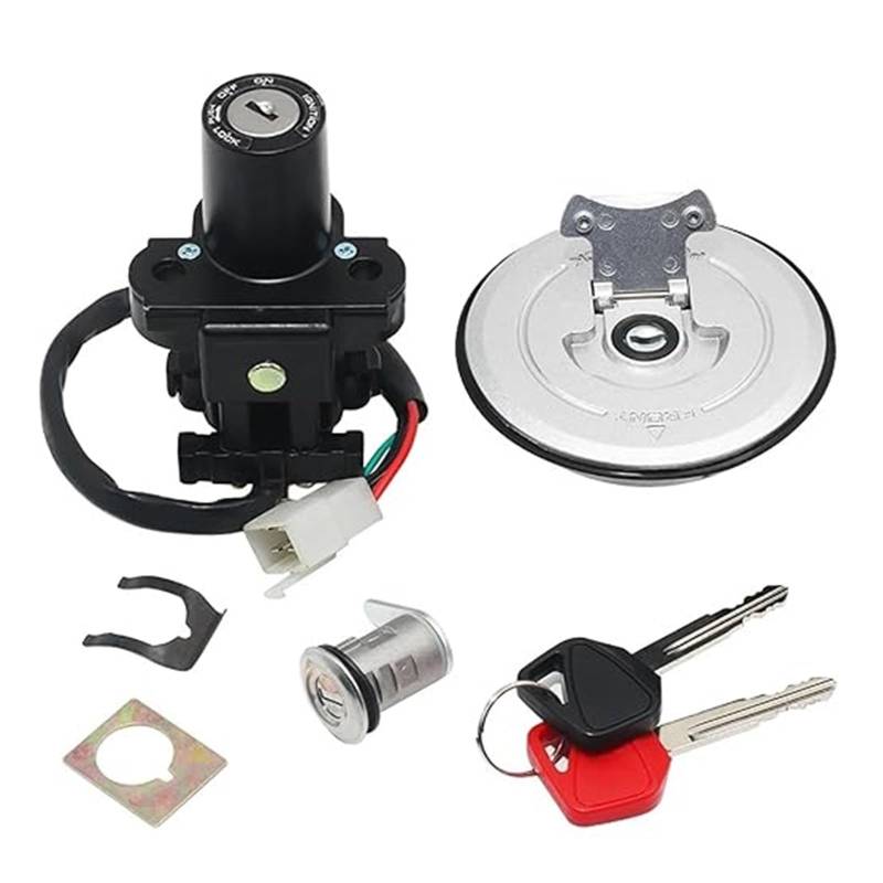 Tankdeckel Kraftstoff Zündschalter Für CB600F Für CB250 Für Hornet 2000-2007 Motorrad Zündschloss Kraftstoffschloss Umfassen Schlüssel Zündschalter von ELCEAMMDLW