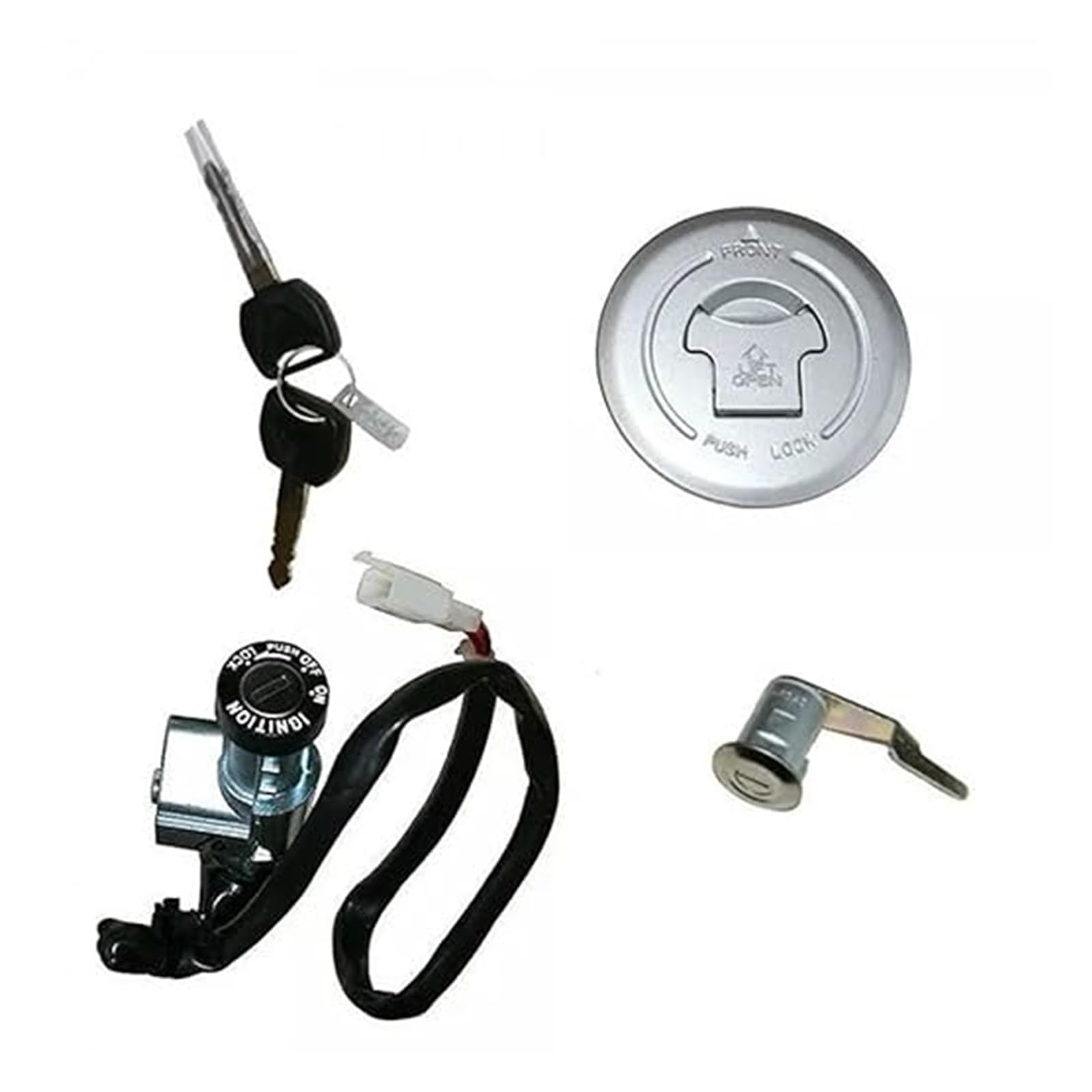 Tankdeckel Kraftstoff Zündschalter Für CBF125 2009-2013 Motorrad Lock Set Zündschalter Komplette Kit OE 35010-KWF-950 Zündschalter Tankdeckel Kraftstoff Zündschalter Für CBF125 2009-2013 Motorrad Lock Set Zündschalter Komplette Kit OE 35010-KWF-950 Zündschalter von ELCEAMMDLW