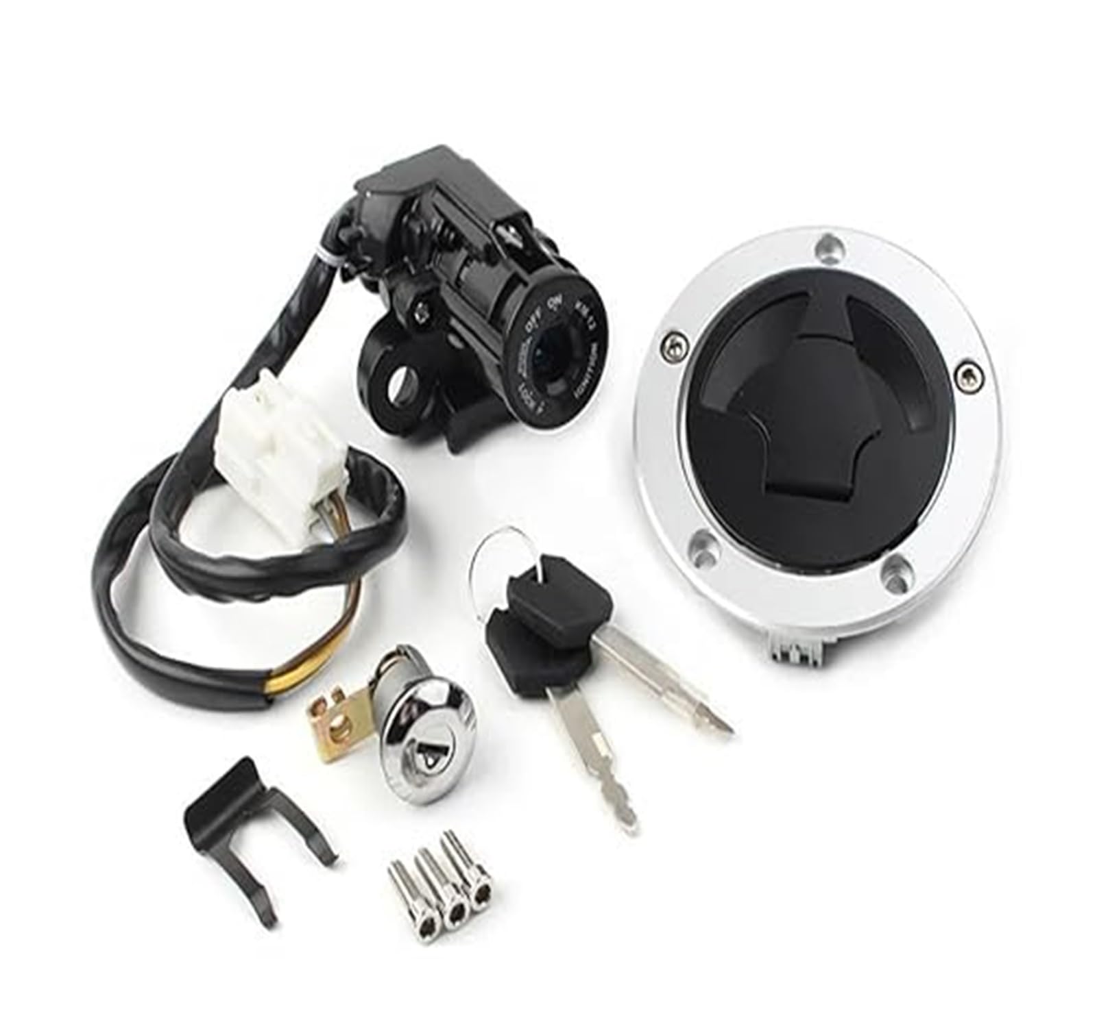 Tankdeckel Kraftstoff Zündschalter Für K&awasaki Für Z1000 Für Z1000 2010-2016 Motorrad Zündschloss Kraftstoff Tankdeckel Sitzschloss Schlüssel Zündschalter Tankdeckel Kraftstoff Zündschalter Für K&awasaki Für Z1000 Für Z1000 2010-2016 Motorrad Zündschloss Kraftstoff Tankdeckel Sitzschloss Schlüssel Zündschalter von ELCEAMMDLW