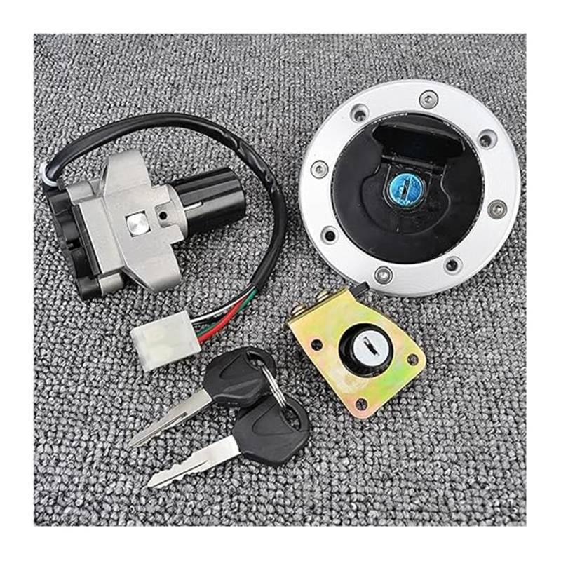 Tankdeckel Kraftstoff Zündschalter Für Suzuki Für GS500 Für GSF250 Für GSF400 Für GSX400 1989-2000 Zündschalter Sitzschlossschlüssel Zündschalter von ELCEAMMDLW
