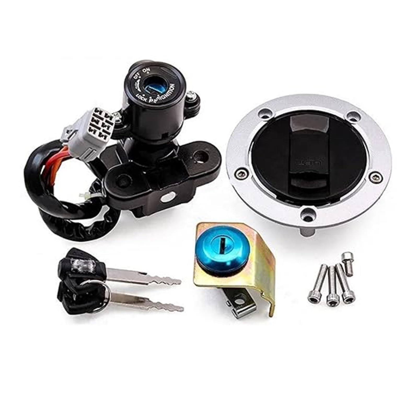 Tankdeckel Kraftstoff Zündschalter Für Suzuki Für GSXR600 Für GSXR750 Für GSXR1000 2006-2018 Motorrad Zündschloss Montage Schlüssel Zündschalter Tankdeckel Kraftstoff Zündschalter Für Suzuki Für GSXR600 Für GSXR750 Für GSXR1000 2006-2018 Motorrad Zündschloss Montage Schlüssel Zündschalter von ELCEAMMDLW