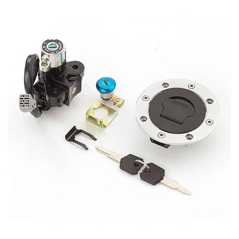 Tankdeckel Kraftstoff Zündschalter Für Suzuki Für TL1000R Für TL1000S Für SV650 Für DL650 Für DL1000 Für GSF400 6 Drähte Zündschlossschloss Tankdeckel Abdeckungssatz Schlüssel Zündschalter von ELCEAMMDLW