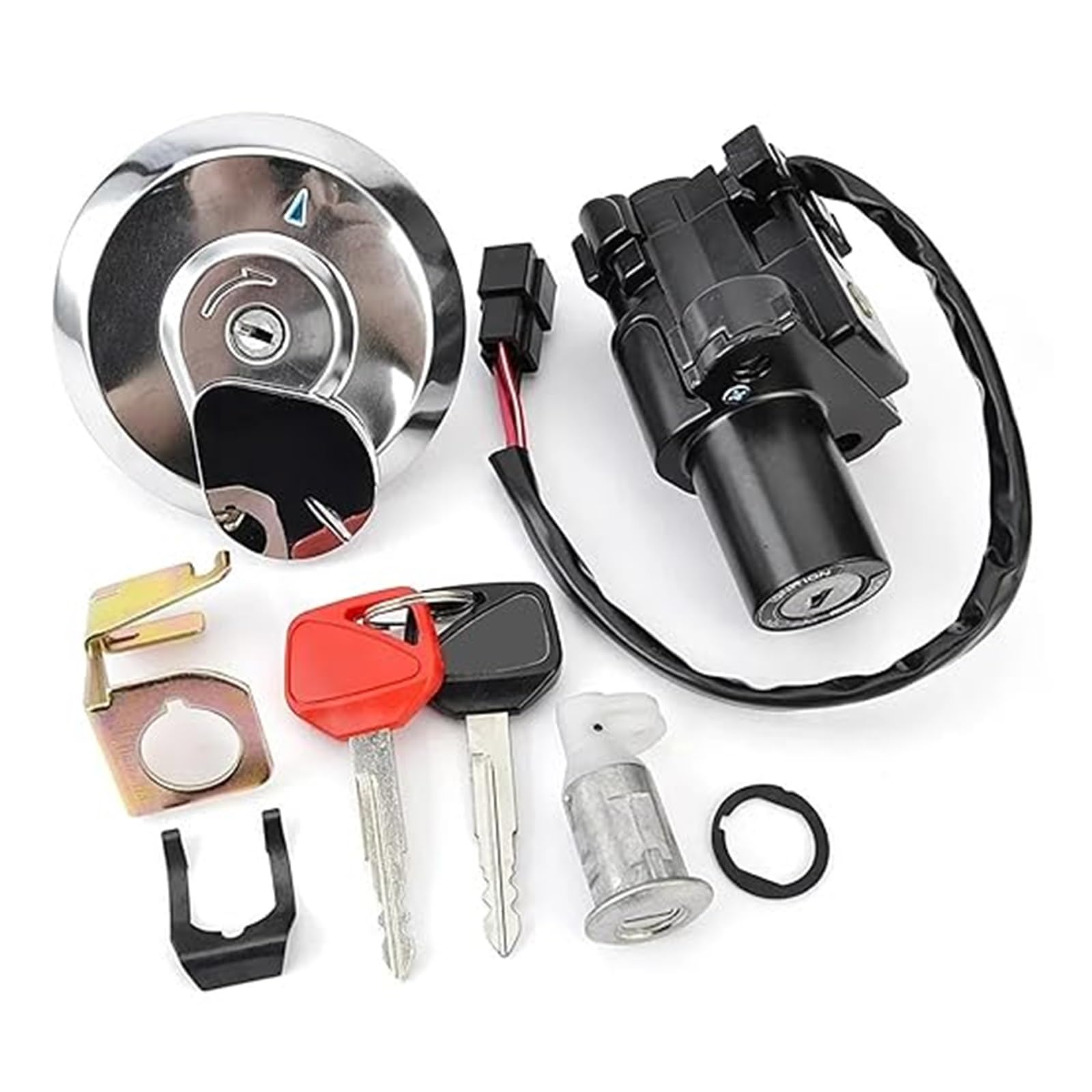 Tankdeckel Kraftstoff Zündschalter Für XL125V Für Varadero 2001-2006 Kraftstoff Gas Kappe Zündung Schalter Sitz Schloss Mit Schlüssel Kit Zündschalter Tankdeckel Kraftstoff Zündschalter Für XL125V Für Varadero 2001-2006 Kraftstoff Gas Kappe Zündung Schalter Sitz Schloss Mit Schlüssel Kit Zündschalter von ELCEAMMDLW