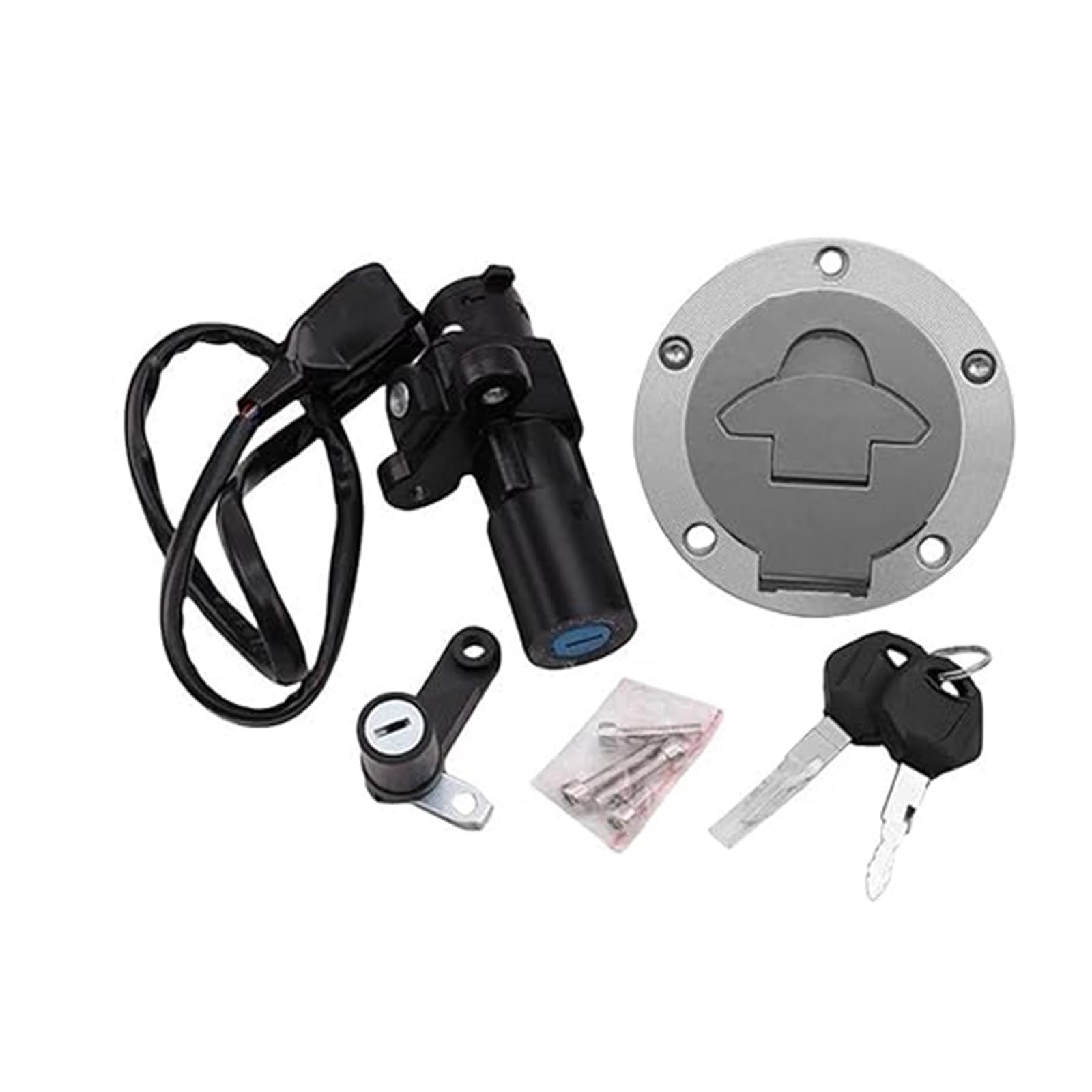 Tankdeckel Kraftstoff Zündschalter Für YZF-R3 Für YZF-R25 2015-2019 Motorrad Zündschlüsselschalter Sitzschloss Tankdeckel Abdeckungssatz Zündschalter Tankdeckel Kraftstoff Zündschalter Für YZF-R3 Für YZF-R25 2015-2019 Motorrad Zündschlüsselschalter Sitzschloss Tankdeckel Abdeckungssatz Zündschalter von ELCEAMMDLW