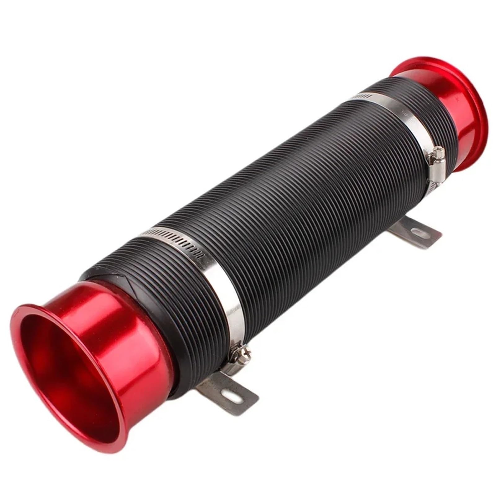 Ansaugrohr 1 Stücke 76 MM Auto Einstellbare Flexible Kanal Rohr Schlauch Kalten Feed Kanal Rohr Kalte Luft Turbo Intake Einlass Rohr(Rot) von ELDVSUA