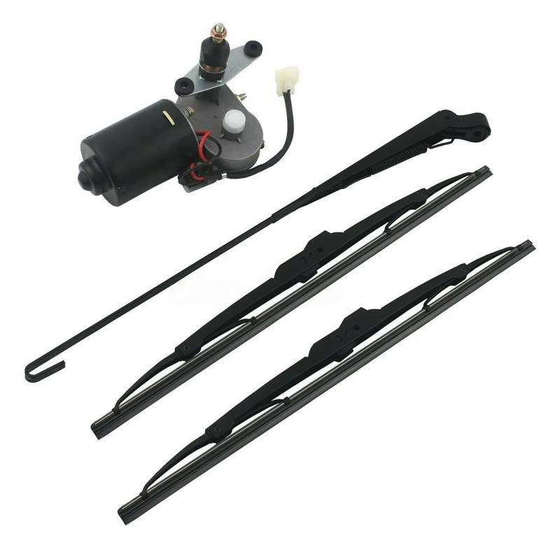 Scheibenwischer Motor Für Kymco Für UXV Automobilteile 1Set Autowischer Wischerblätter Utv Elektrischer Scheibenwischermotor Kit von ELDVSUA