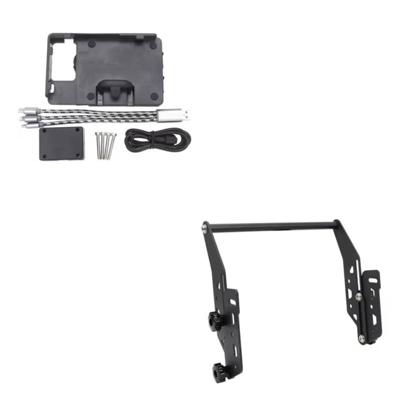 Für CB500X Für CB 500X2016 2017 2018 2019 Motorrad Zubehör GPS Navigation Platte Halterung Selbst-Anpassung Bildschirm unterstützung Motorrad GPS Halterung(7) von ELEKNZBZTG