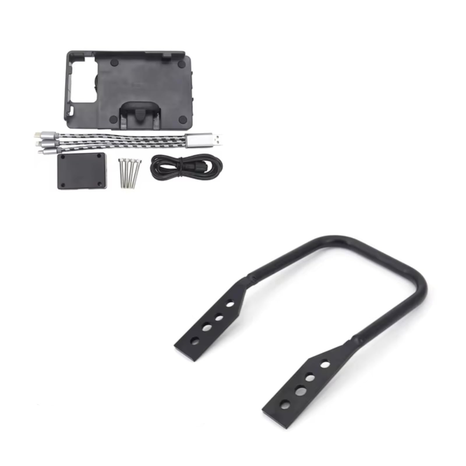 Für F750GS Für F750 GS Für F 850GS Für F850GS Für Abenteuer Für ADV 2018- Motorrad Zubehör Handy GPS Navigaton Halterung Motorrad GPS Halterung(Set) von ELEKNZBZTG