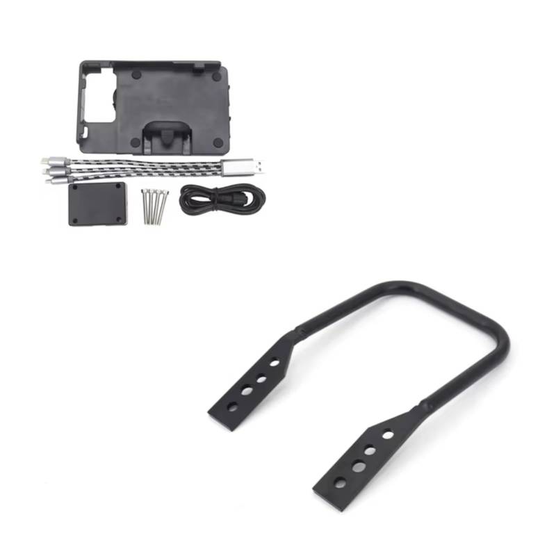 Für F750GS Für F750 GS Für F 850GS Für F850GS Für Abenteuer Für ADV 2018- Motorrad Zubehör Handy GPS Navigaton Halterung Motorrad GPS Halterung(Set) von ELEKNZBZTG
