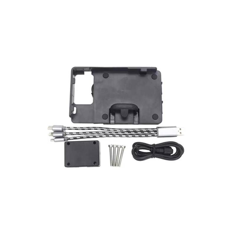 Für F800GS Für F 800 GS Für ADV ABS Für Abenteuer 2014-2019 Motorrad GPS Halterung Zubehör 13/16mm Querlatte USB Navigation Halterung Motorrad GPS Halterung(Phone Holder) von ELEKNZBZTG