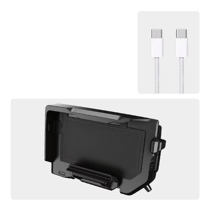 Für F850GS F750GS F700GS F800GS R1200GS R1250GS R1300GS Für ADV Motorrad Drahtlose Lade GPS Telefon Halter Navigation Halterung Motorrad GPS Halterung(Wireless- White Line) von ELEKNZBZTG