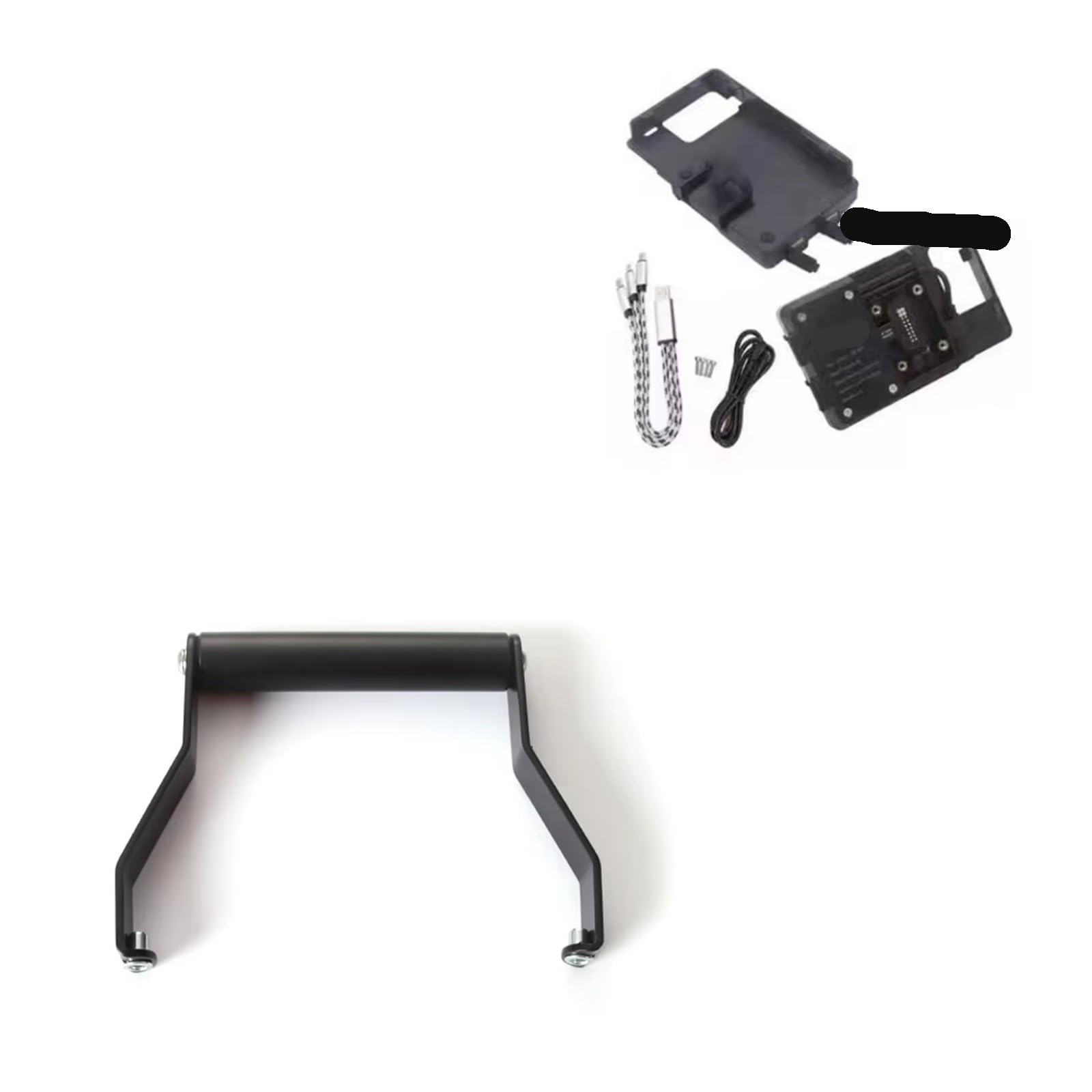 Für Tiger 660 Für Tiger660 Motorrad Zubehör GPS Navigation Mount Montage Halterung Adapter Halter Motorrad GPS Halterung(1set) von ELEKNZBZTG