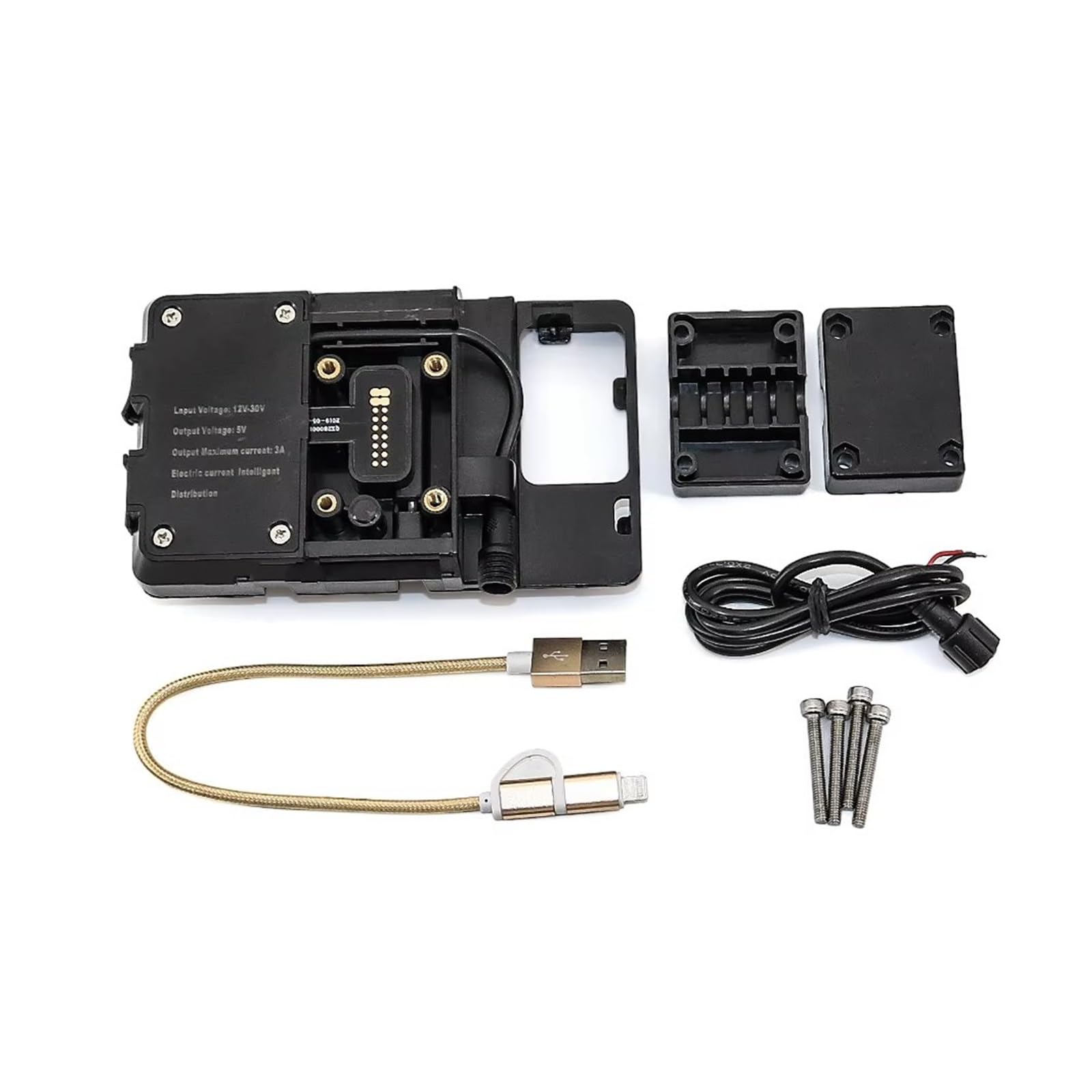 Für VFR1200X Für Crosstourer Für VFR 1200X2016-2018 2019 2020 Windschutzscheibe Ständer Halter Telefon Handy GPS Navigation Platte Halterung Motorrad GPS Halterung(Phone Holder) von ELEKNZBZTG