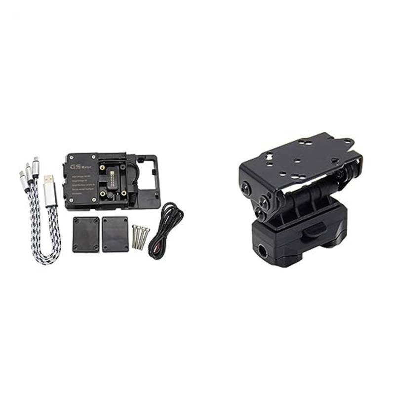 Für XT1200Z Für XT 1200 Z Für Super Für Tenere 2017 2018 2019 2020 10/12mm Navigation Halterung GPS Smartphone Handy USB Schmücken Motorrad GPS Halterung(‎A) von ELEKNZBZTG