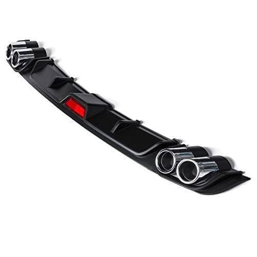 Heckspoiler Auto Heckspoiler Heckflügel Für E46 E60 E90 Auto Universal ABS Heckstoßstange Diffusor Lip Spoiler Canard Auto-Styling Zubehör(Black a) von ELEKNZBZTG