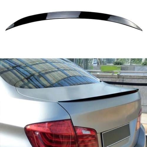 Heckspoiler Heckflügel Für M5 520i 528i 535i 530i 525i F10 F18 2010-2016 Bodykit Kofferraumdeckel Kofferraum Auto Heckspoiler Ducktail Lippe Außen Tuning(Glossy Black) von ELEKNZBZTG