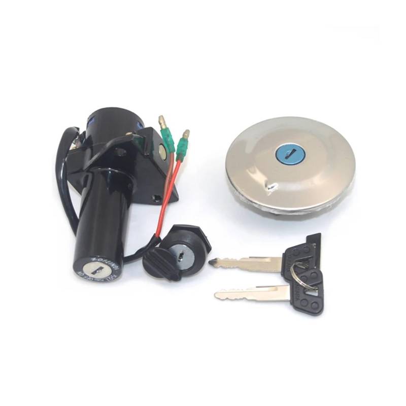 Ignition Module Für Jianshe Für JYM125 9 Für XTZ125 Für JS125 Für XTZ 125cc Dirtbike Teile Motorrad Zündschalter Tankdeckel Seite Straf Schloss(A Set 3pcs) von ELEKNZBZTG
