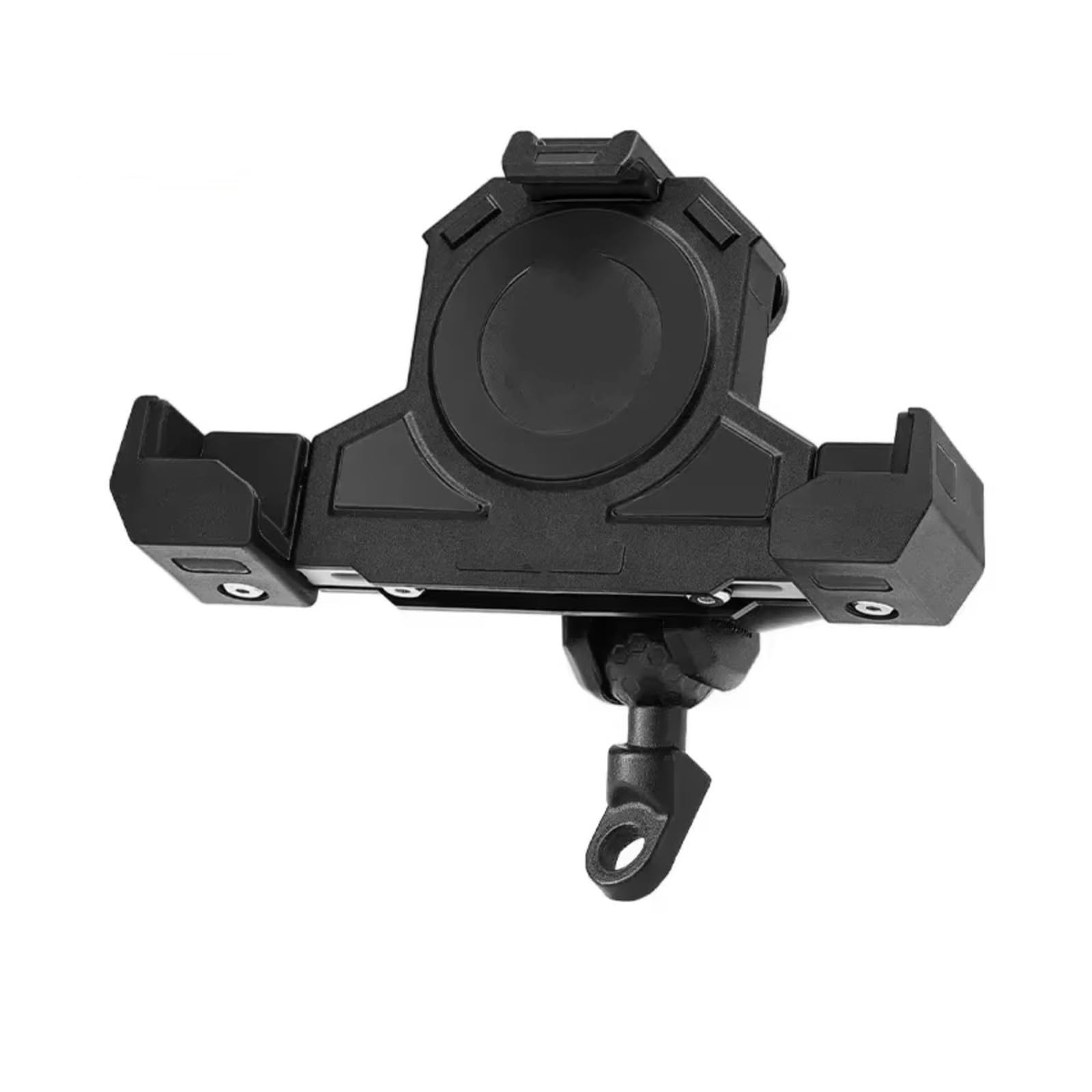Motorrad Outdoor Stoßdämpfende Handyhalterung Dreiecke Feste Halterung Drahtlose Ladenavigationshalterung GPS-Navigationshalterung Motorrad GPS Halterung(Uncharged - Mirror) von ELEKNZBZTG