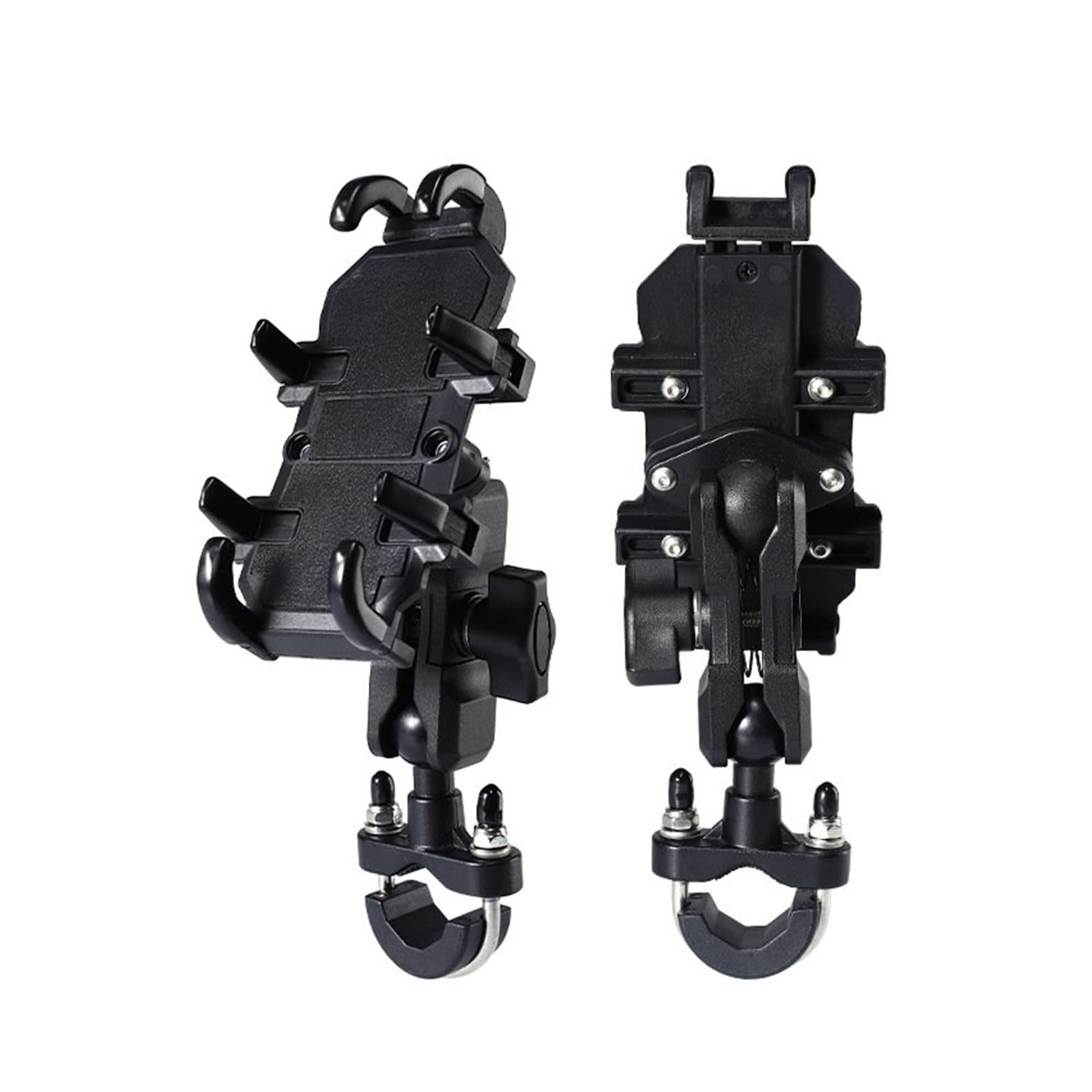 Universal Aluminium Motorrad Fahrrad Handy Halter Navigation Halterung GPS Stoßfest Lenker Halter GPS Halterung Halter Motorrad GPS Halterung(A2) von ELEKNZBZTG