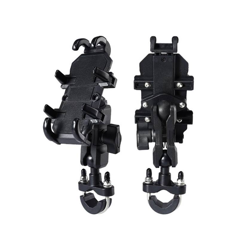 Universal Aluminium Motorrad Fahrrad Handy Halter Navigation Halterung GPS Stoßfest Lenker Halter GPS Halterung Halter Motorrad GPS Halterung(A2) von ELEKNZBZTG